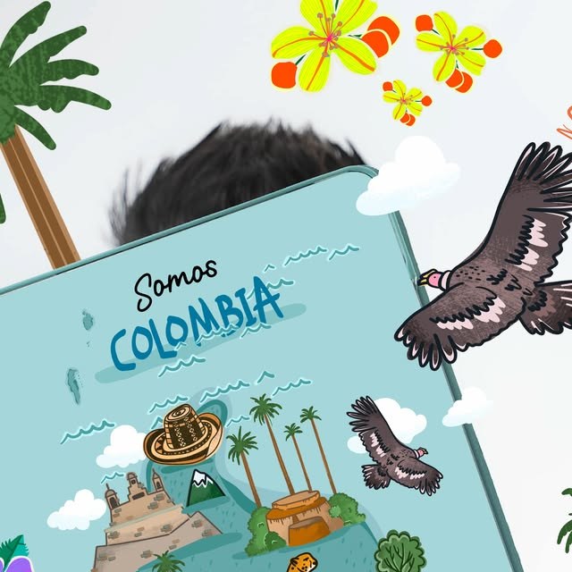 Ilustración Somos Colombia de Clouds