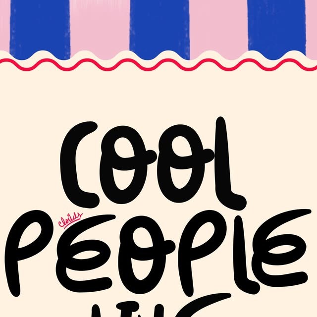 Gráfica colorida Cool People de Clouds